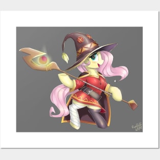 Fluttershy As Megumin 2 Posters and Art